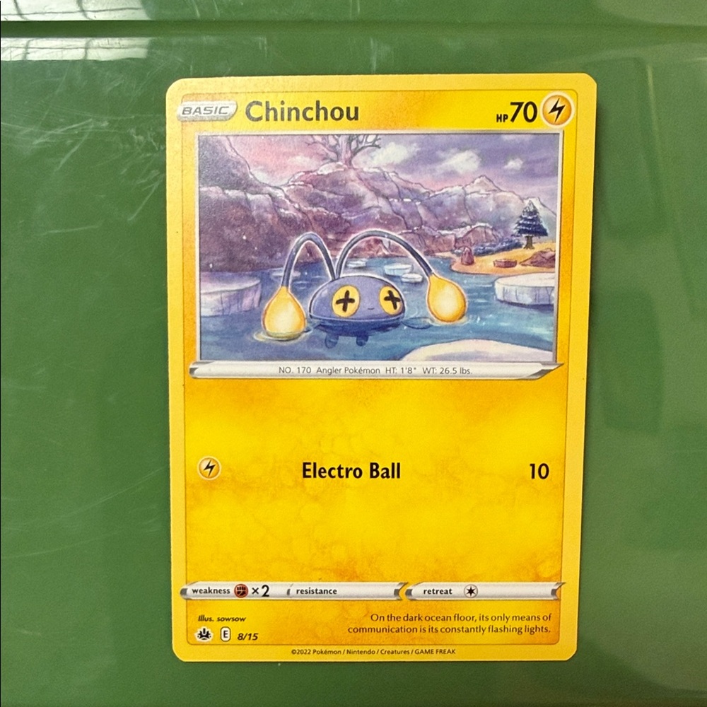 Chinchou PokéMon Card